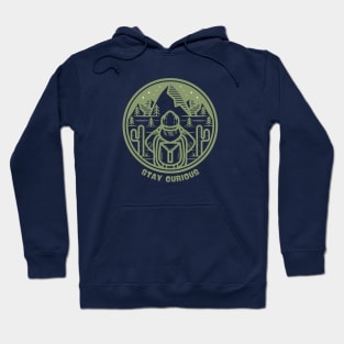 Outdoor Adventure | STAY CURIOUS | Mountain Inspiration | Graphic Hoodie